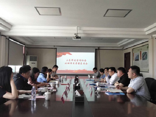 公司董事长李俊卿一行到北坦街道考察项目合作